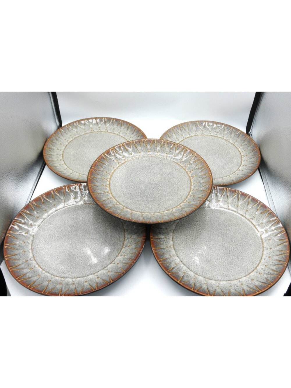 LGA168 by Laurie Gates 11 inch Dinner Plates Set of 5 Pattern Code:  LGA168